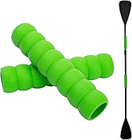 Vista 12 de Paquete de 2 empuñaduras para kayak, agarre antideslizante para remos desmontables, accesorios de kayak para prevención de ampollas
