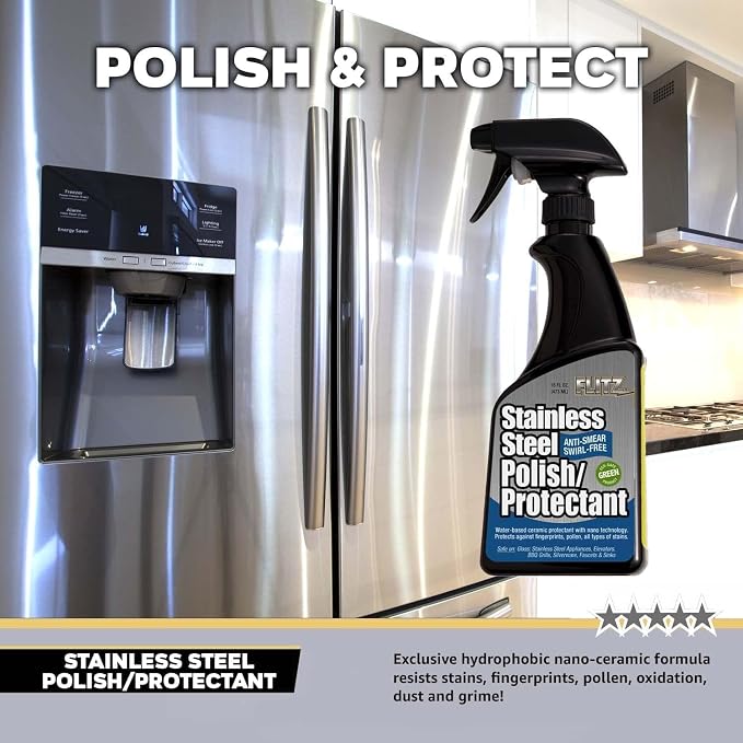 Pulidor y protector para acero inoxidable Flitz 16oz miniatura 2