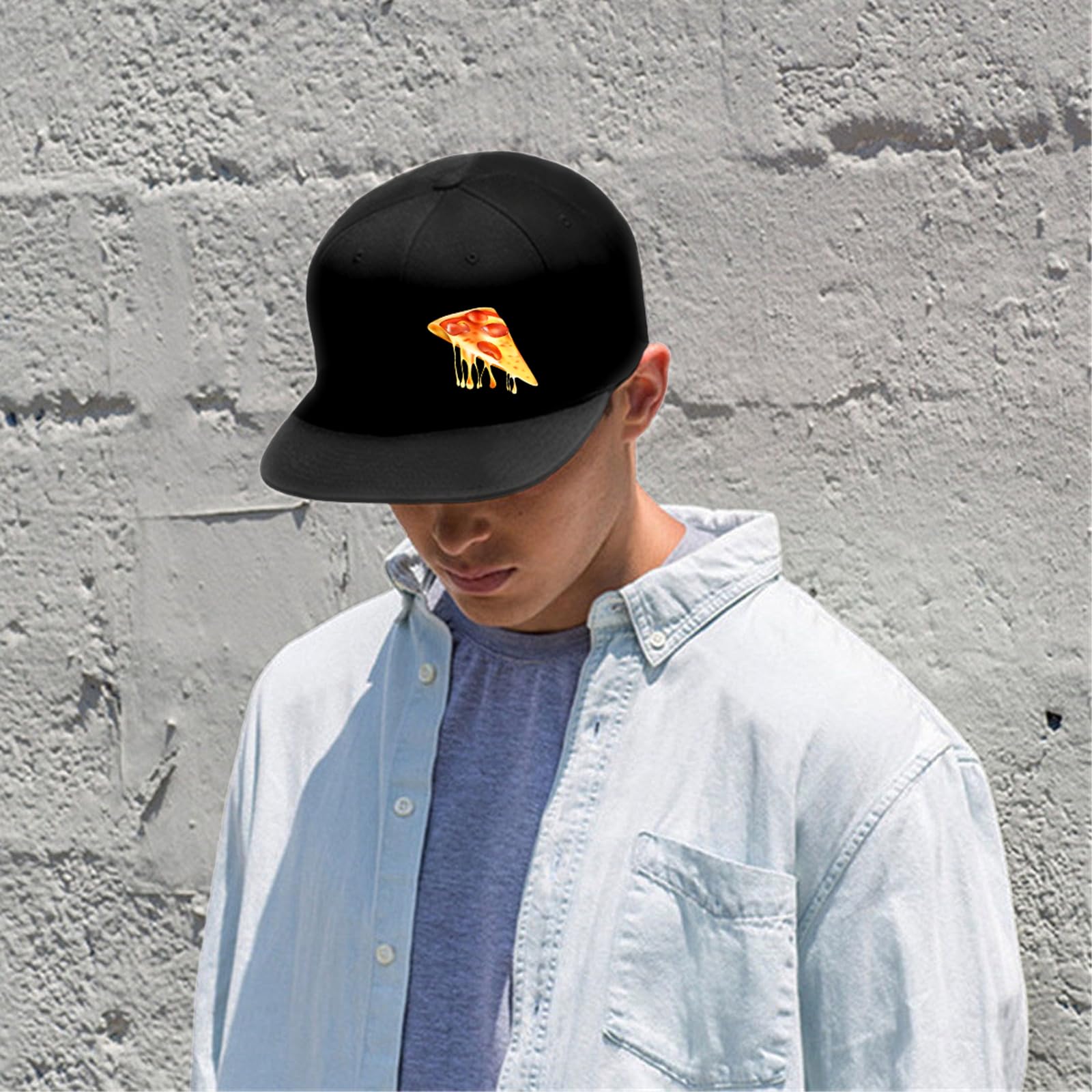 Gorro de chef plano para hombre, divertido cuchillo doble, gorra de béisbol ajustable para mujer