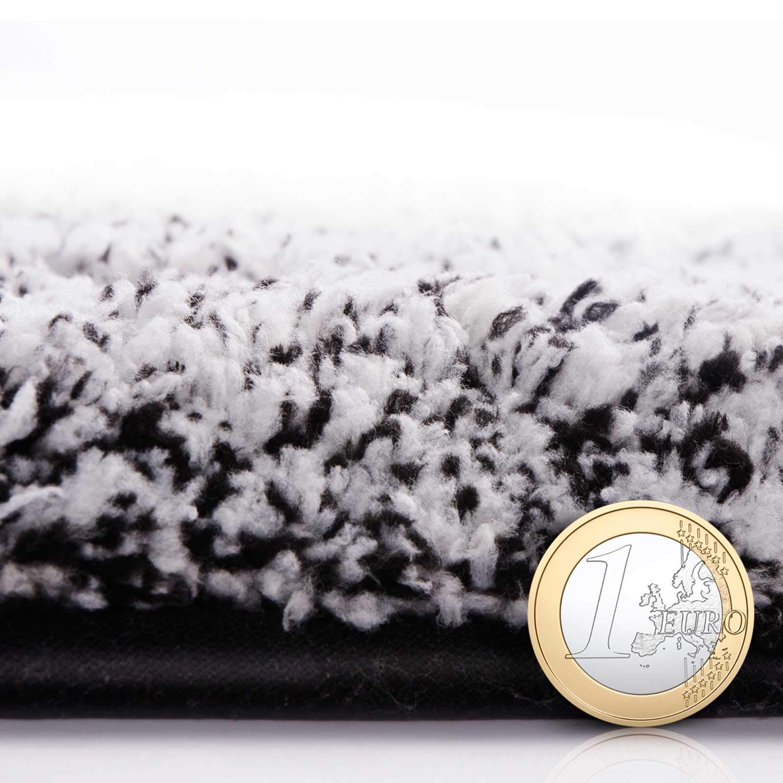 Sky® Deep Pile Luxury Bath Mat, Ombre Black Ultra Soft, Thick Pile