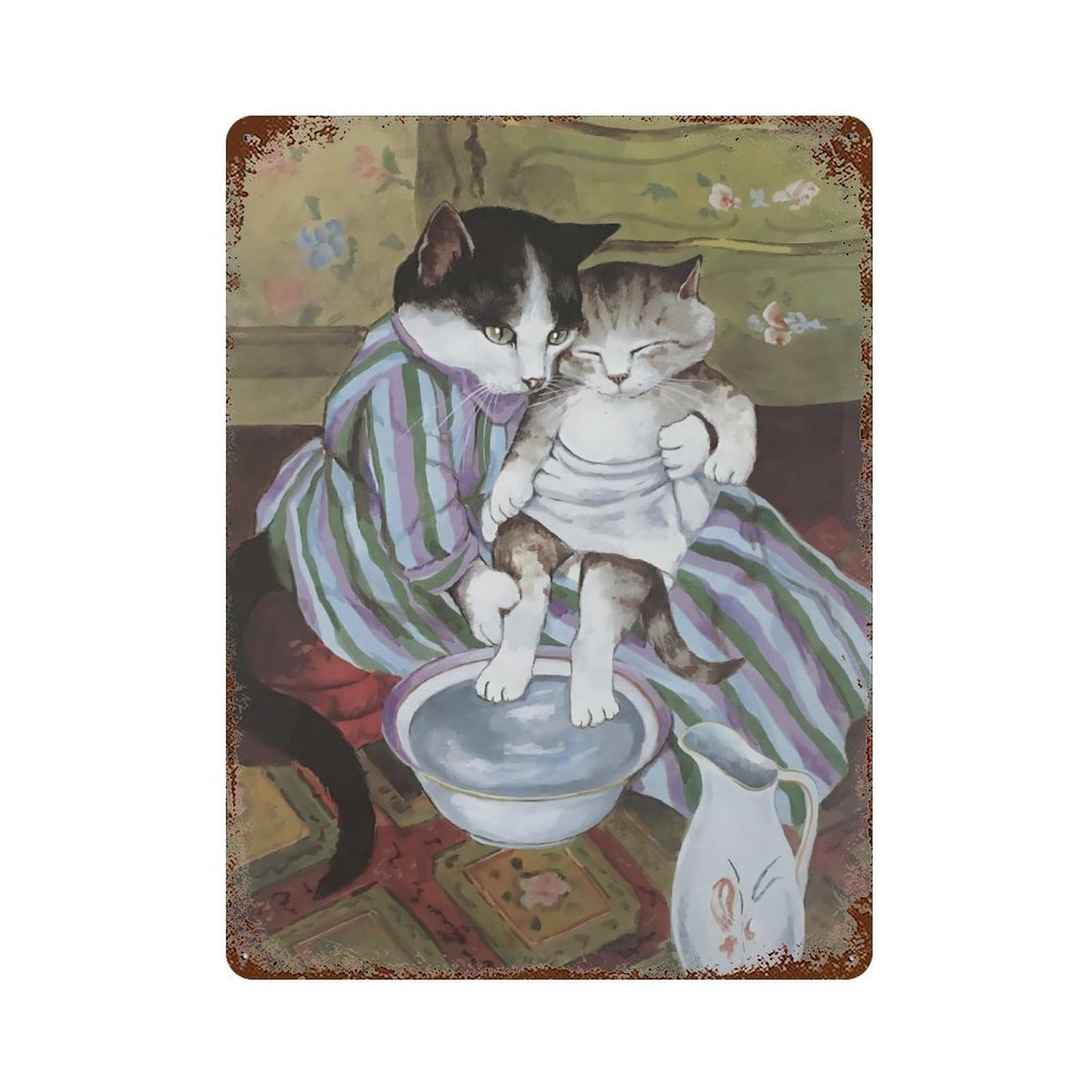 xiaoxiaoshen Susan Herbert Cat Artists (1) Wall Decor Art Metal Tin Poster Modern Home Decor Art Home Bar Shop Decorations Vintage Sign 40x30cm
