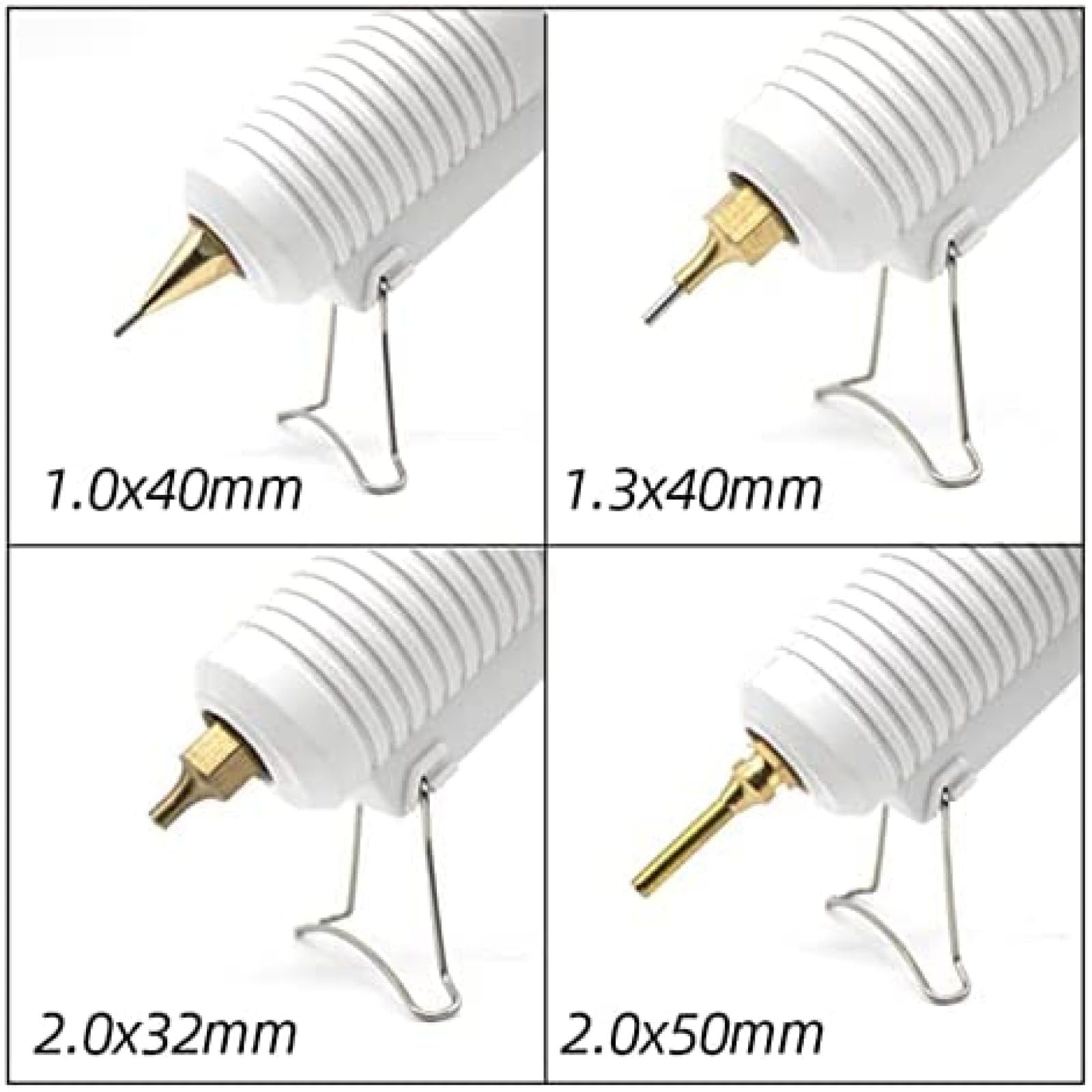 Pistola per colla a caldo 150W Pistola per colla a caldo Ugello lungo Diametro 1mm 1.3mm Apertura piccola Pistola per colla industriale Strumenti di riparazione artigianale fai da te Pistola