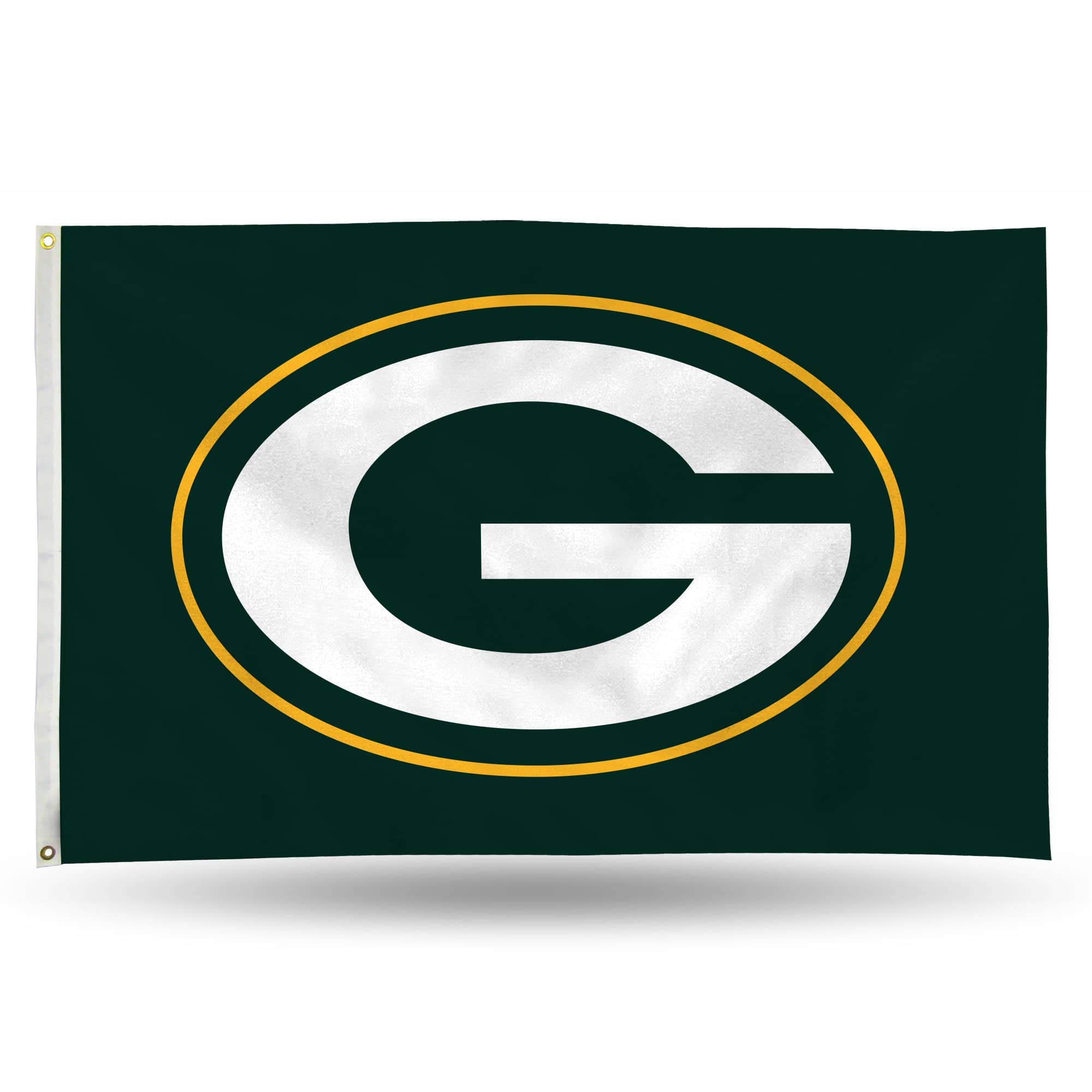 Rico Industries NFL Green Bay Packers 3-Foot by 5-Foot Single Sided Banner Flag with Grommets