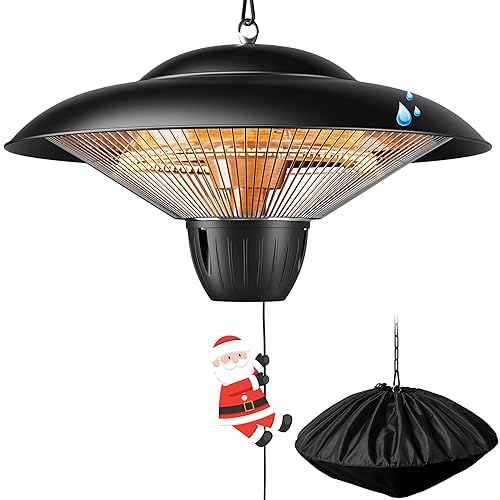 1500W Electric Infrared Wall/Ceiling Patio Heater