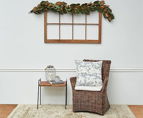 Miniatura 3 de C&F Home Esha - Almohada decorativa de algodón de 22 x 22 pulgadas, 22 x 22 pulgadas, color blanco