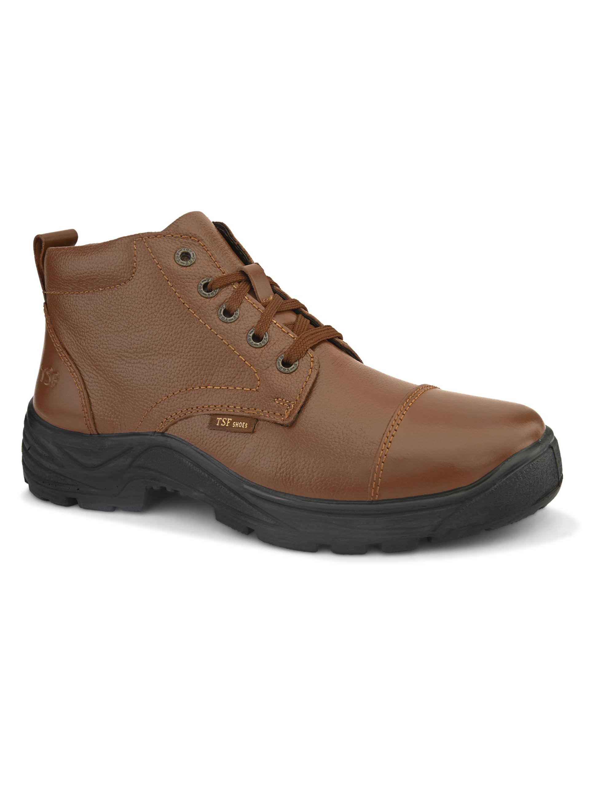 Tan Genuine Leather Police Boot-image-33
