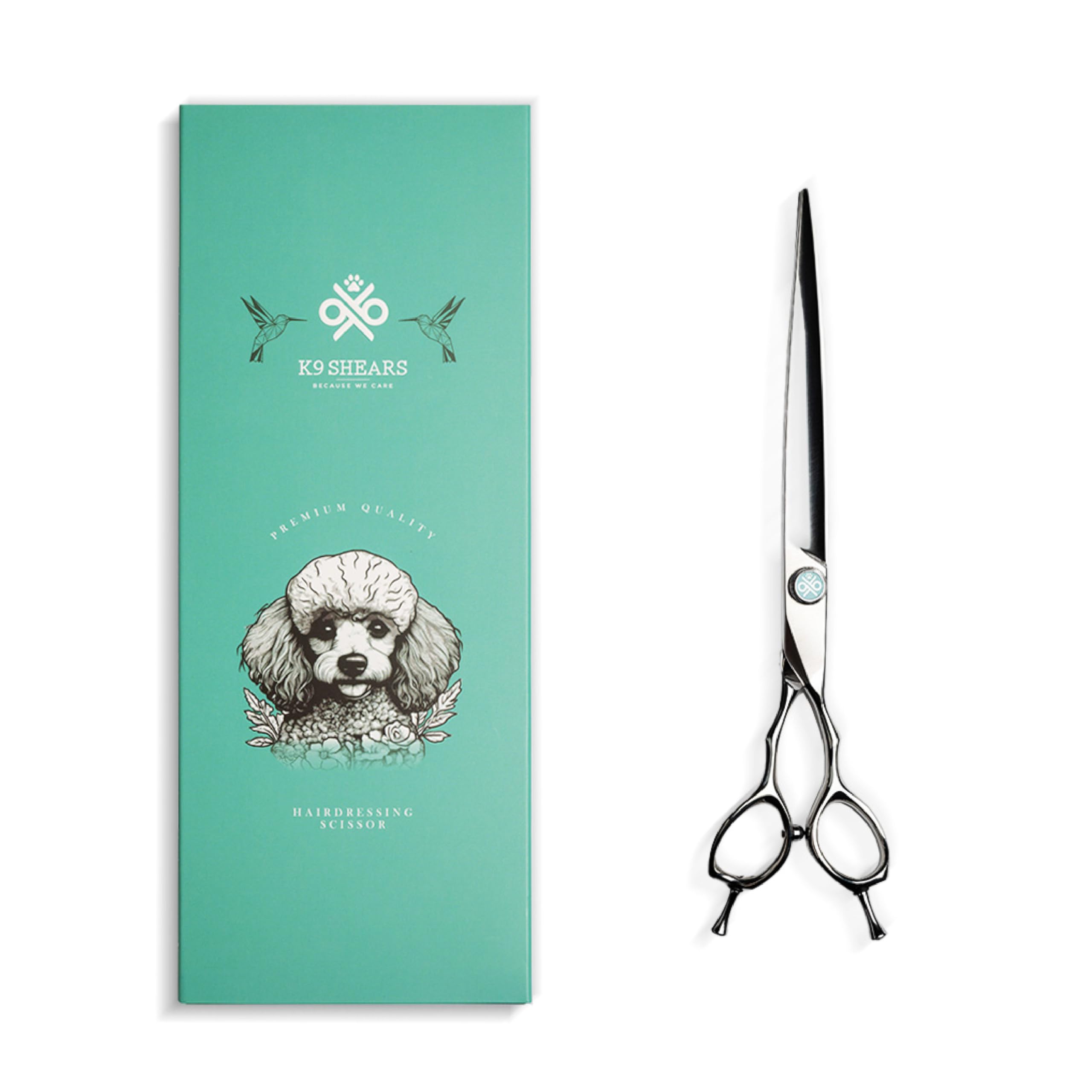 8" Dog Grooming Scissors for Golden Retriever, Labrador Retriever