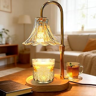 Candle Warmer Lamp with Timer: Valentine Gifts for Women Mom, Adjustable...