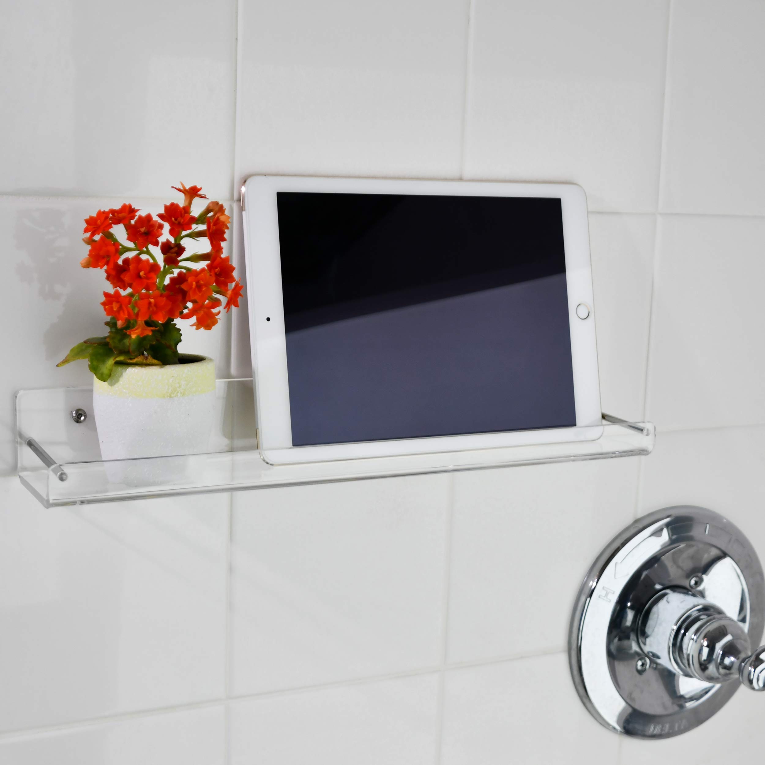Estantes flotantes de pared de acrílico