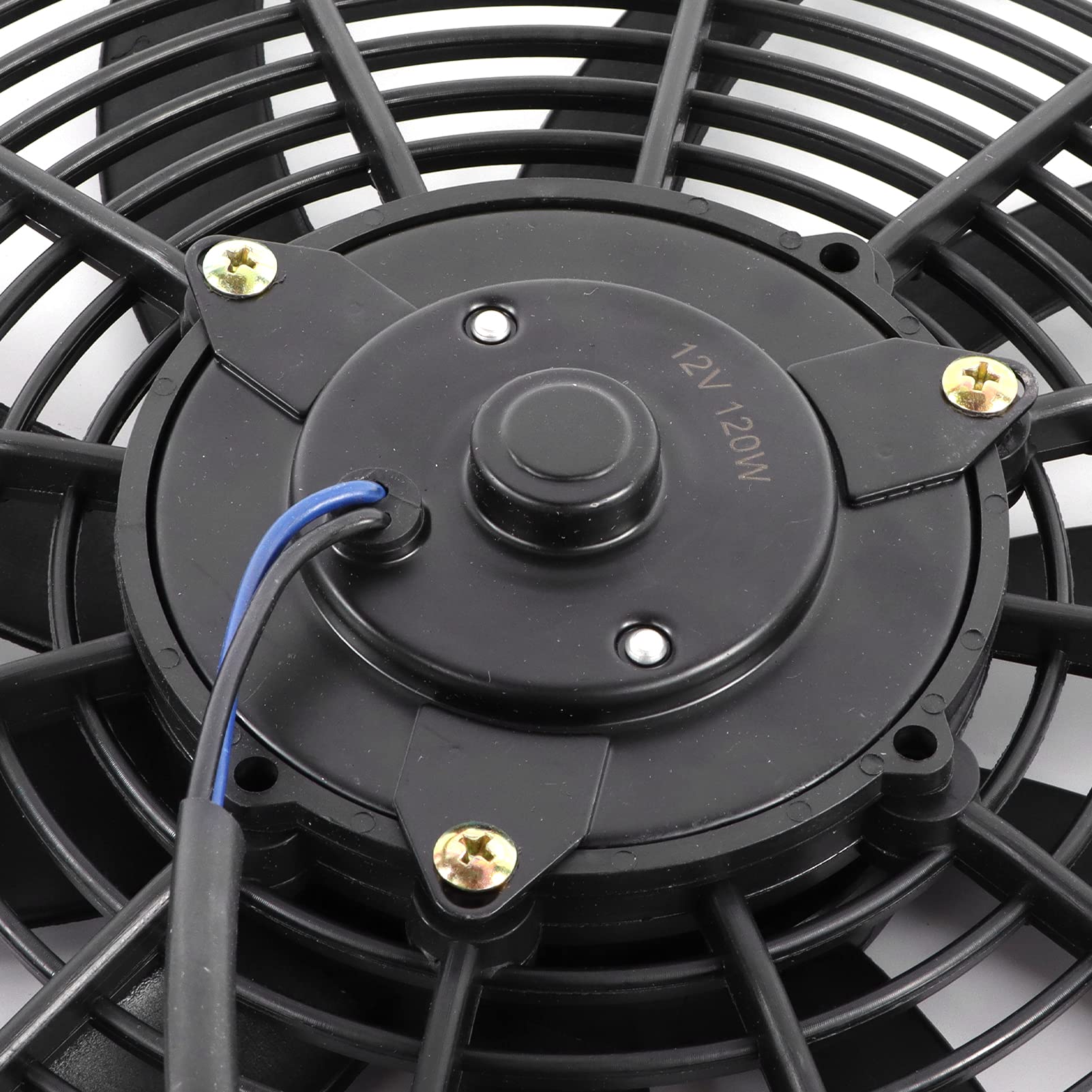 Ventilador de Refrigeración Universal para Coche, 12V, 16 Pulgadas, Motor Eléctrico con Kit de Montaje