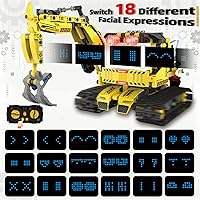 Vista 2 de 5-in-1 Programmable Robot Building Block Set for Kids Age 6 7 8 9 10 11 12-14, with APP or Remote Control & LED Display Screen, STEM Educational
