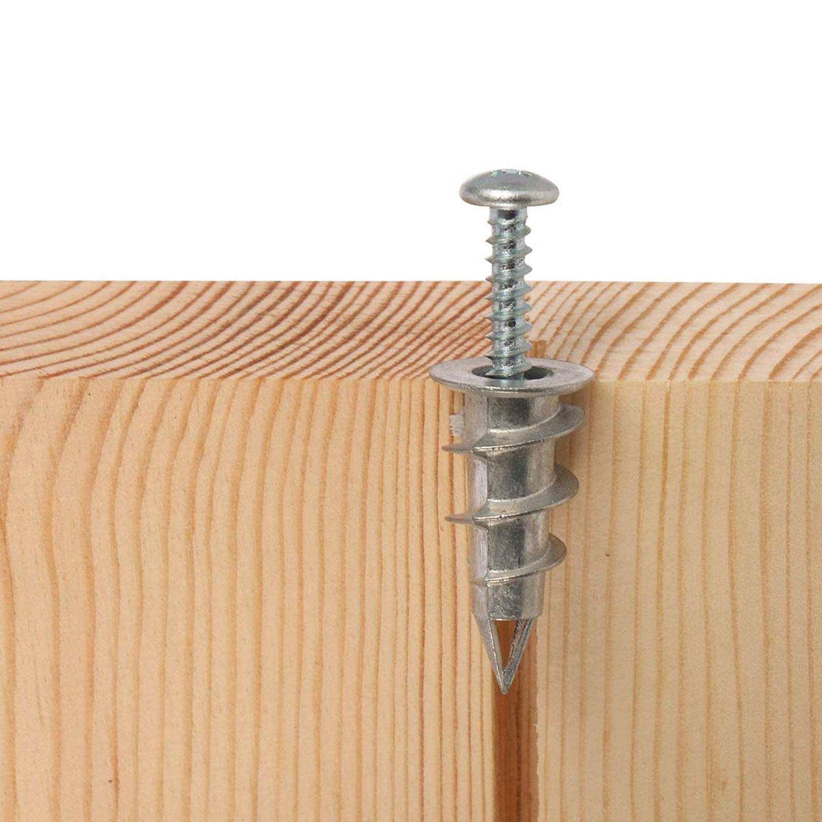 Set Di 50 Tasselli Per Cartongesso In Metallo Autofilettanti - Per Fissaggio A Parete Su Cartongesso, Mattone E Calcestruzzo - Foto 4