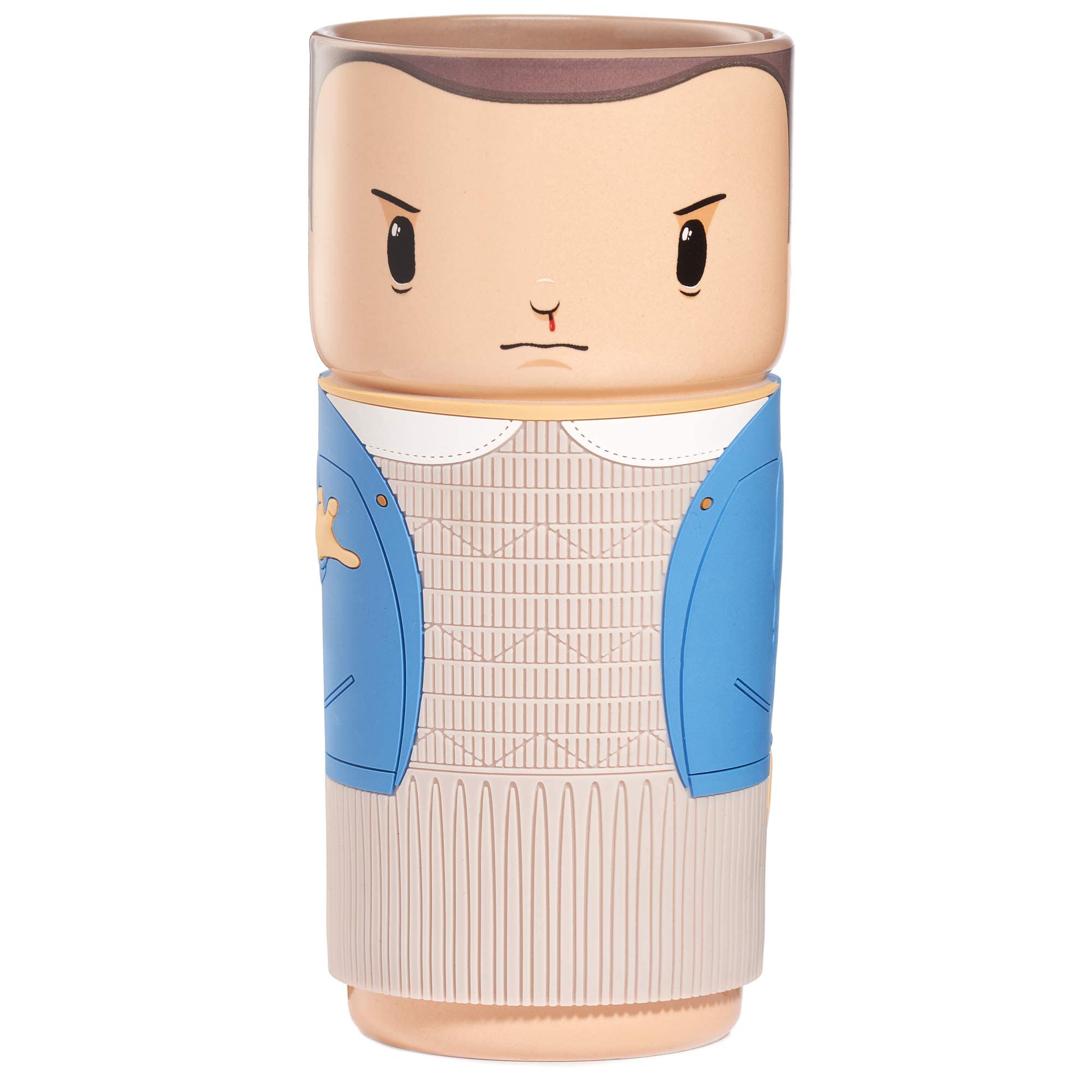 CosCups by Numskull Eleven Ceramic Mug with Rubber Sleeve 400ml - Official Stranger Things Merchandise