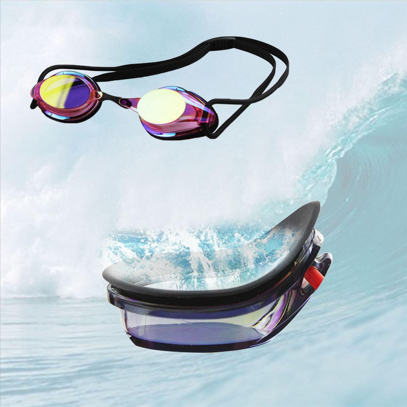 Gafas de natación antivaho, a prueba de fugas, resistentes al agua, para adultos, hombres y mujeres, diseño cómodo y duradero