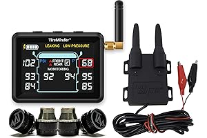 TireMinder i10 RV TPMS with 4 Transmitters for Enhanced Tire Safety