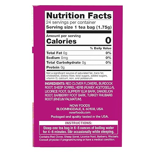 Miniatura 2 de NOW Foods Give a Tea™ Ojibwa Tea, a base de hierbas, sin cafeína, 24 bolsas, mezcla tradicional de América del Norte para el bienestar general