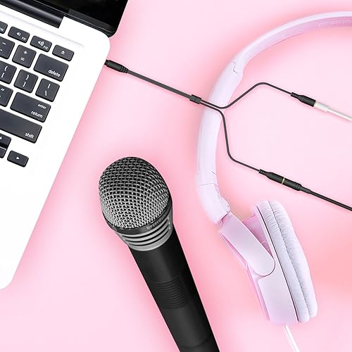 Miniatura 8 de Cellet Divisor de audio estéreo de 0.138 in, divisor de auriculares comparte tu sonido con múltiples dispositivos (paquete de 3)