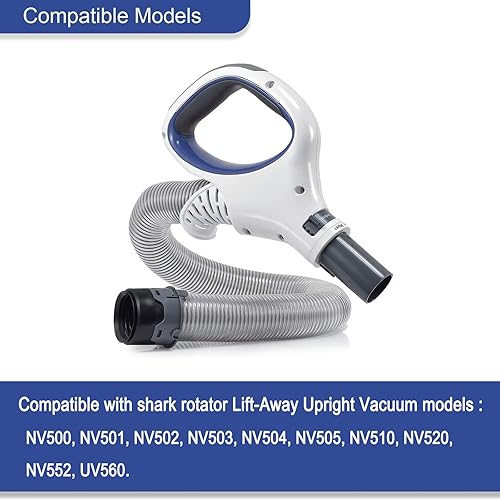 Miniatura 2 de Mango de manguera giratoria de repuesto mejorado compatible con Shark Rotator Pro Lift-Away NV500, NV501, NV502, NV503, NV504, NV505, NV510, NV520,