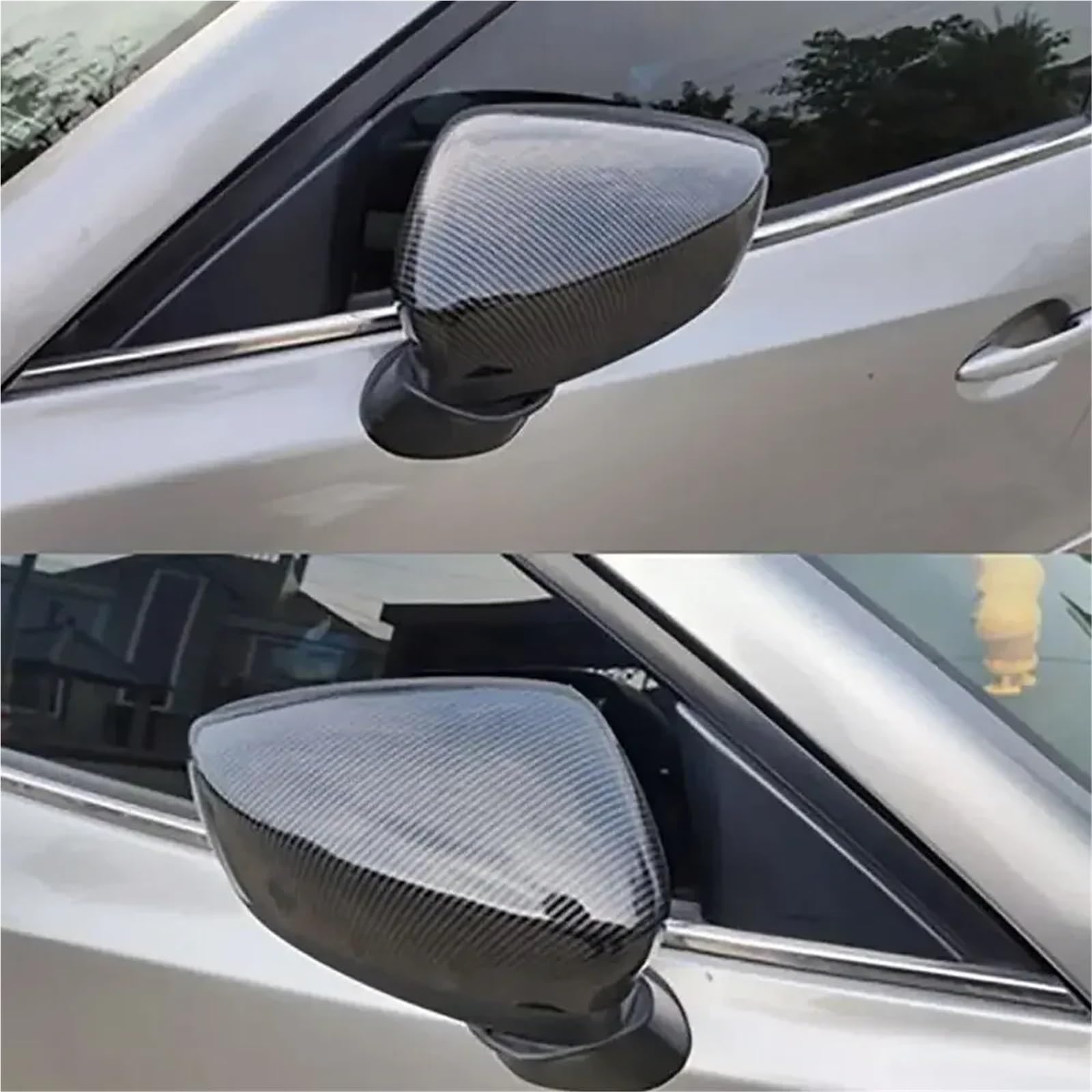 Rückspiegel Abdeckung Für Mazda 3 Für Axela 2014 2015 2016-2023 | Auto-Rückspiegel-Abdeckung Für Flügelkappe, Außentürgehäuse, Schalenverkleidung(20-23 year)