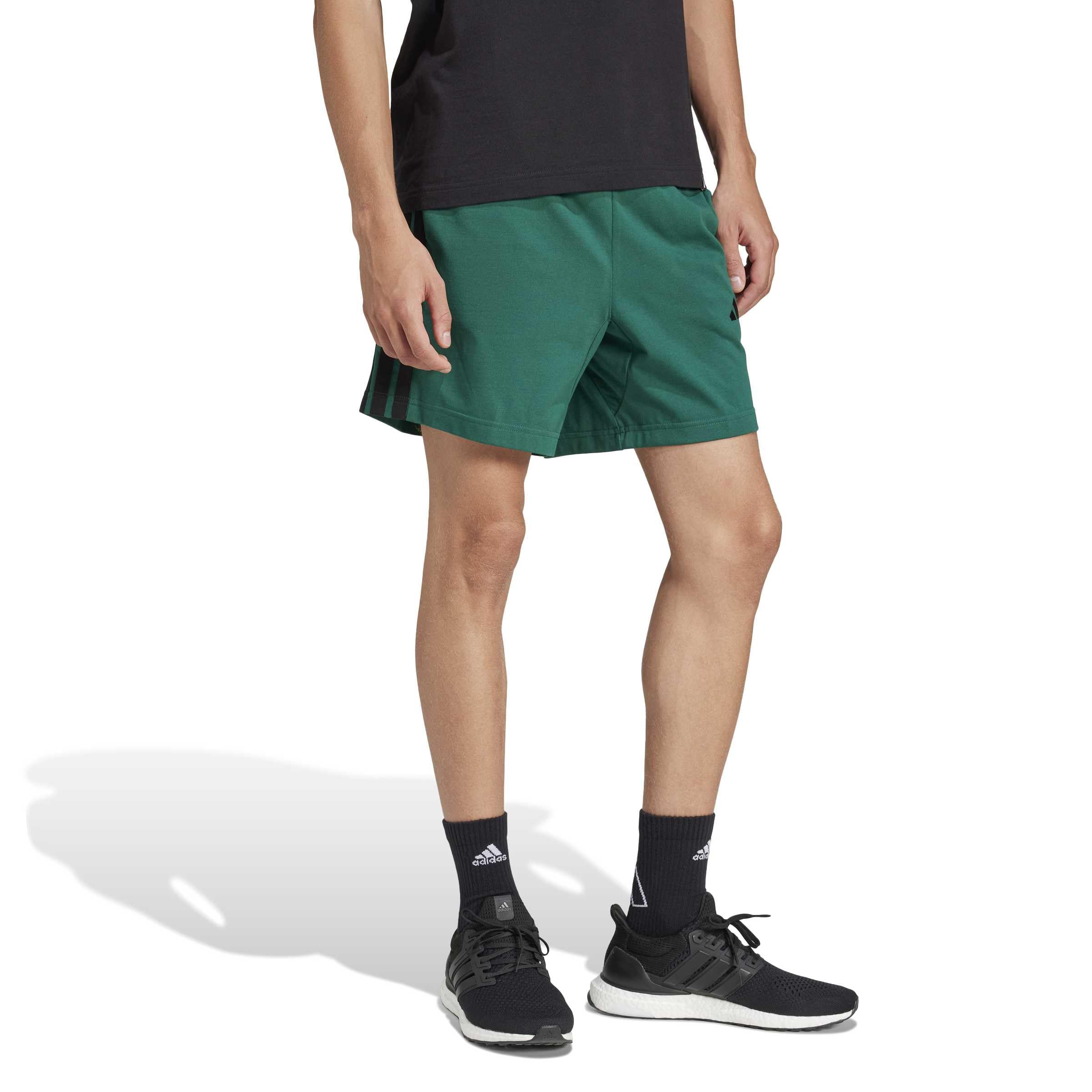 adidas Men's Short Jersey 3 Bandes Essentials 17,8 cm