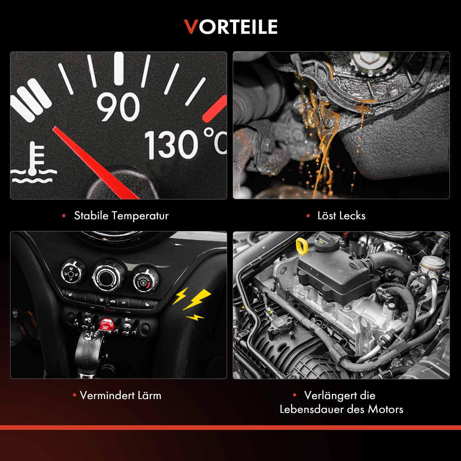 Frankberg Termostato del liquido di raffreddamento 98°C 9804160380 | Compatibile con: Zafira Life Bus K0, C-Max II Van, Grandland X A18 P1UO, 308 II L3 LB LH LP LW, Pianale/telaio Jumper