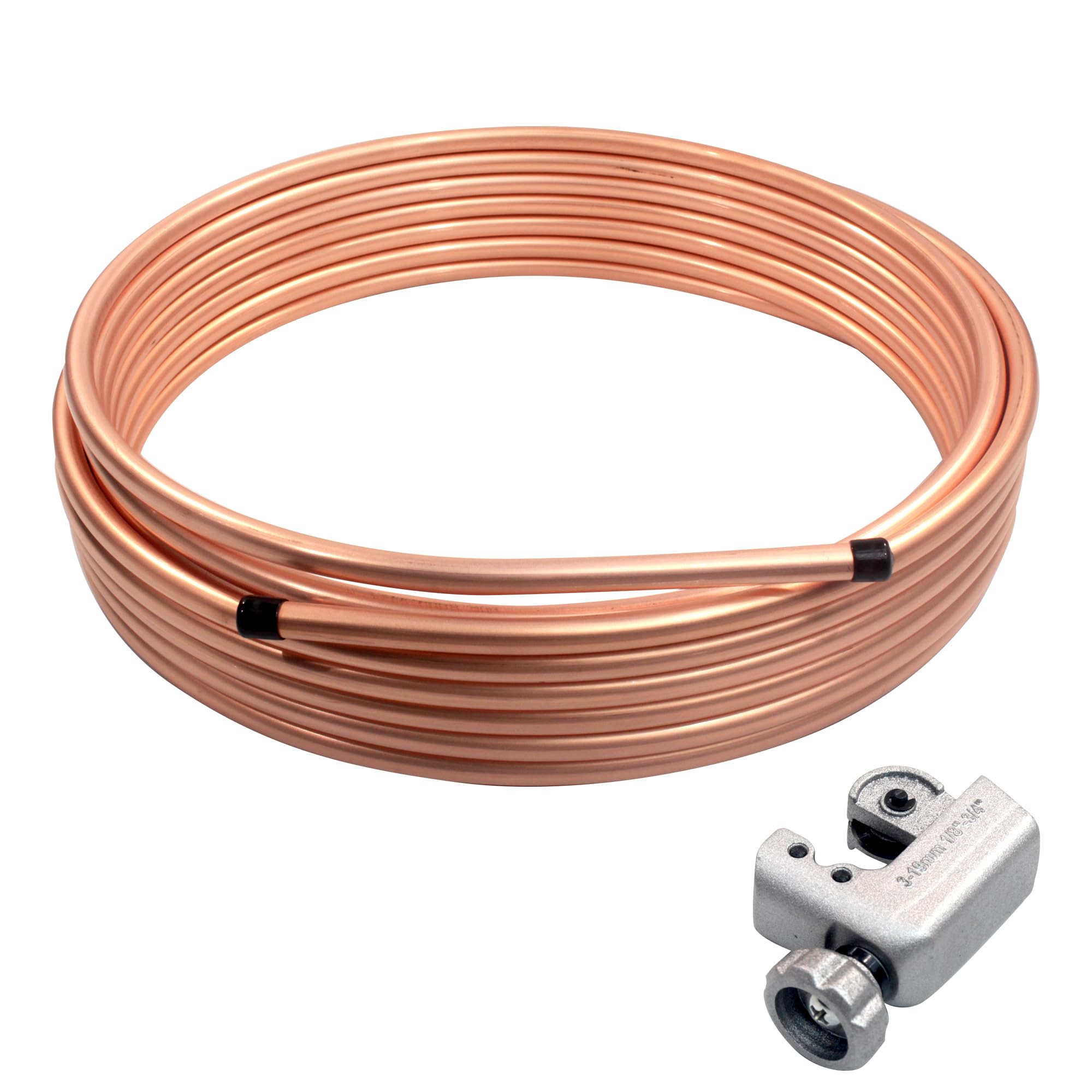 TAUROX 50 foot 1/4 inch OD copper tubing