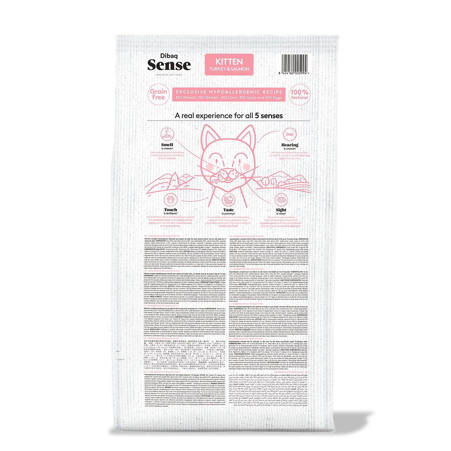 Dibaq Sense sans Céréales Chaton, 6 kg