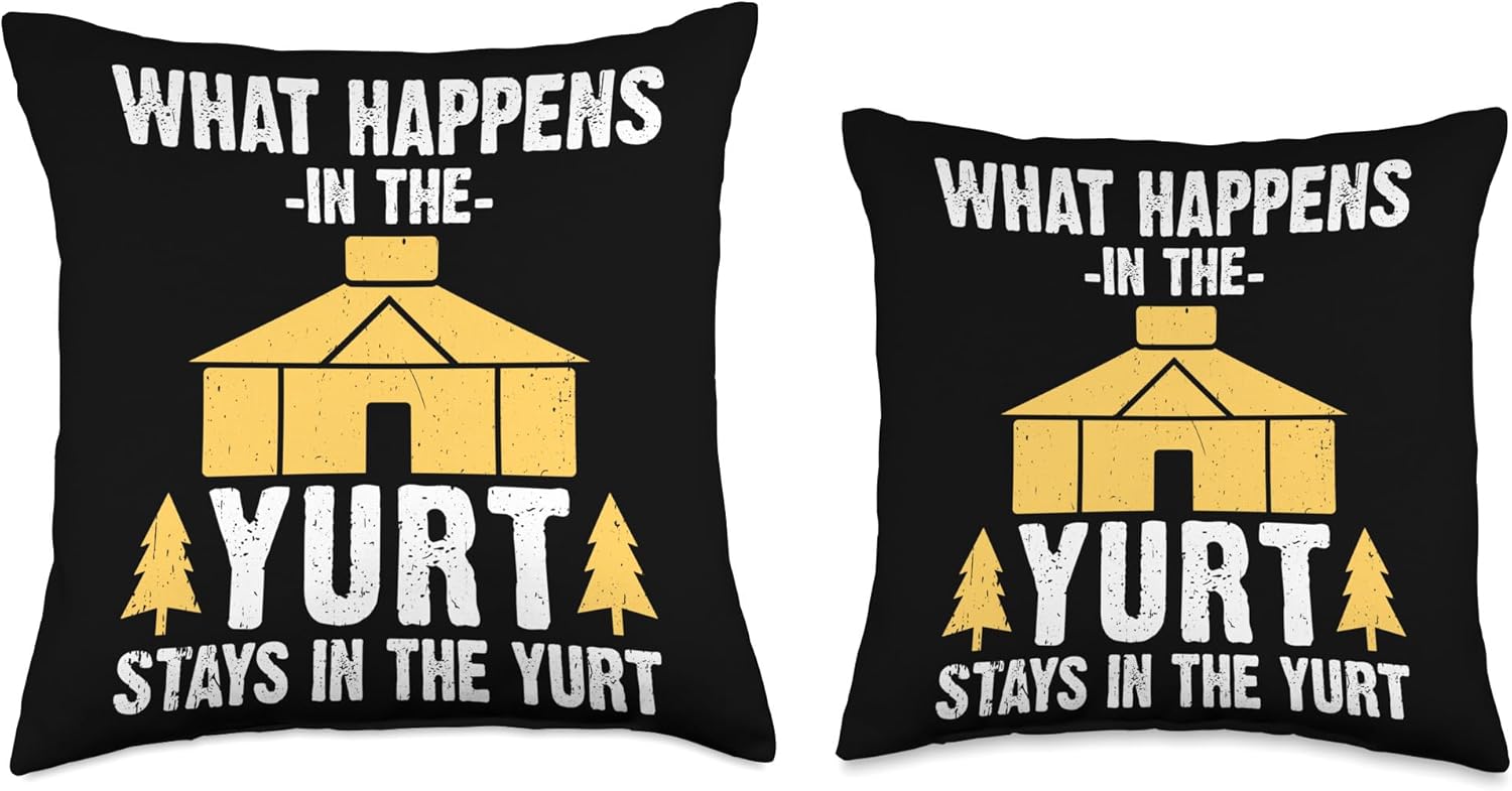 Yurt Throw Pillow