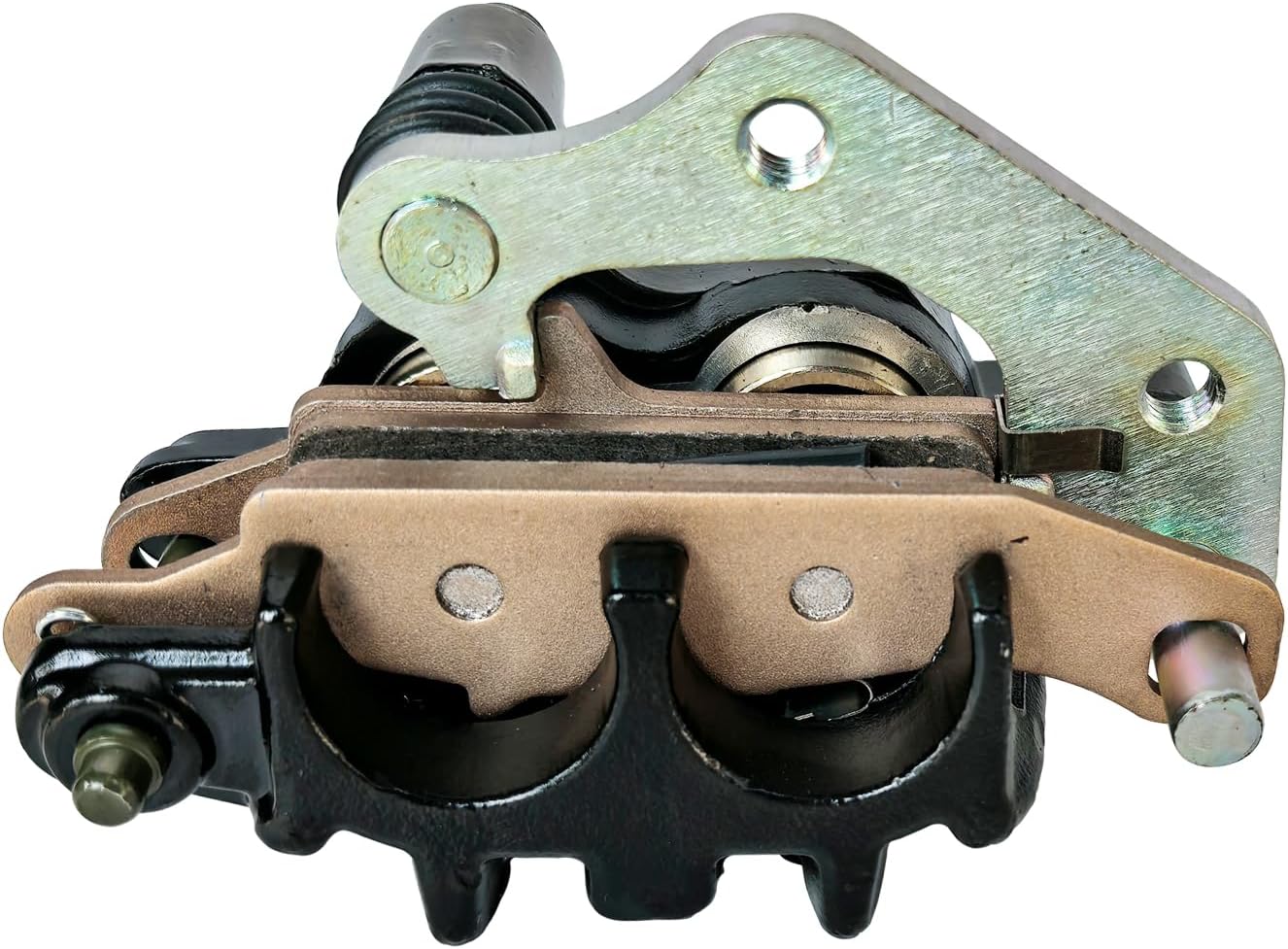 Front Left Right Brake Calipers Set with Pads Compatible with Kawasaki KFX700 Brute Force 650 Prairie 650/700 KVF650/KVF700 OE # 43080-5082-DJ 43080-5081-DJ