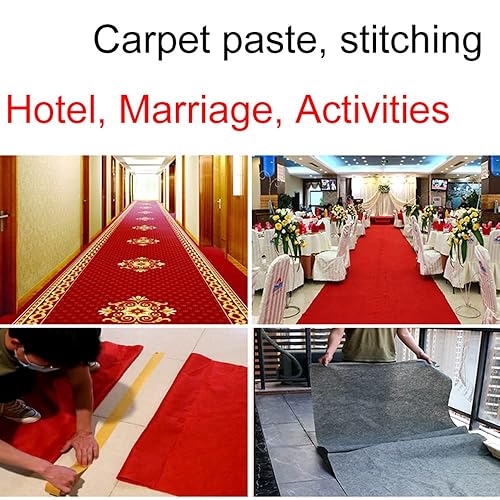 Miniatura 7 de Cinta de tela de doble cara resistente, cinta de tela duradera, fácil de quitar sin residuos, súper pegajosa para alfombras, alfombras y ropa, etc.