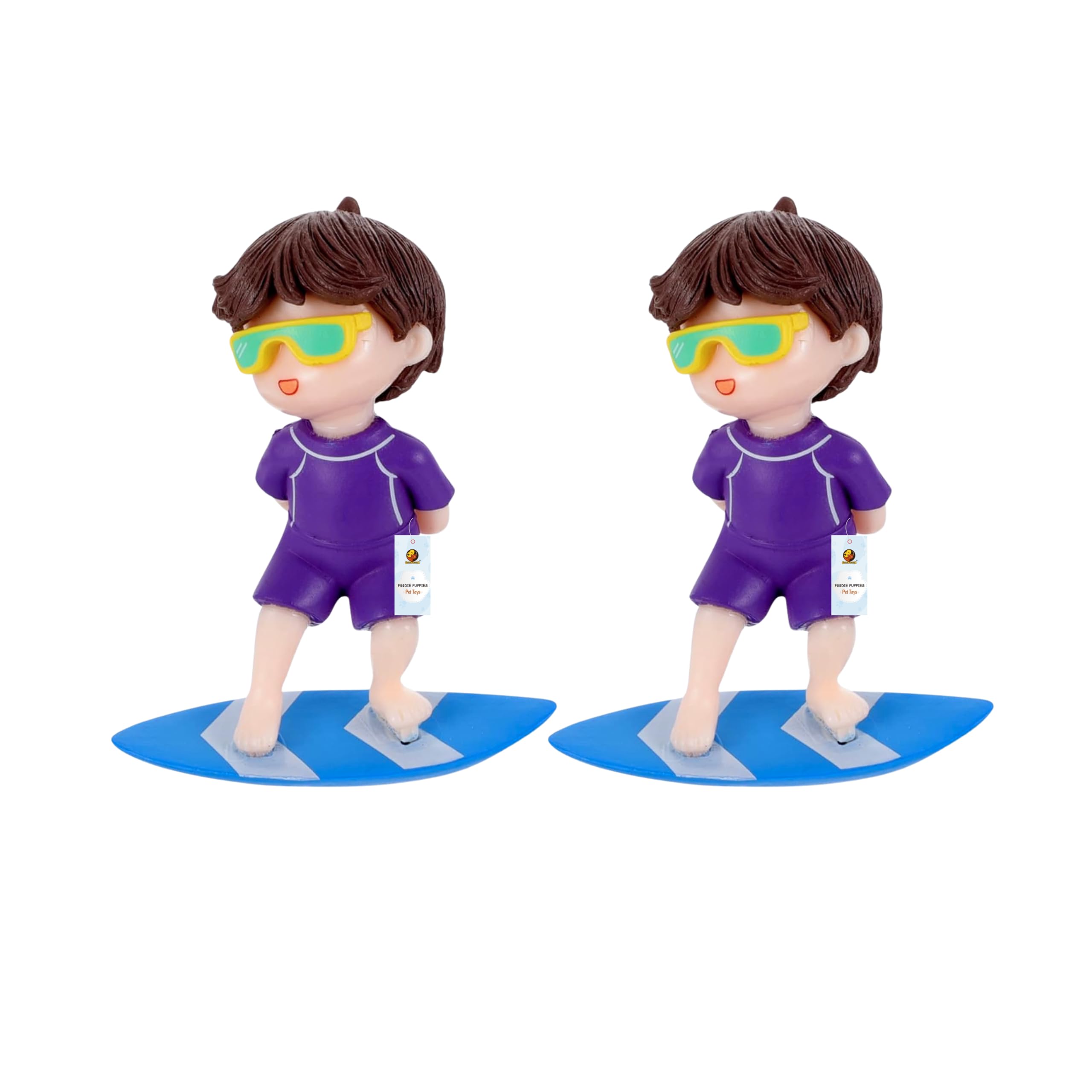 Foodie Puppies Aquarium Floating Diver Decorations Ornament for Fish Tank - (Surfer Boy, Set of 2) | Movable Resin Sculpture Plastic Players Landscaping | Action Figure Sea Water Creatures (B0DHH35LKN) Amazon Price History, Amazon Price Tracker