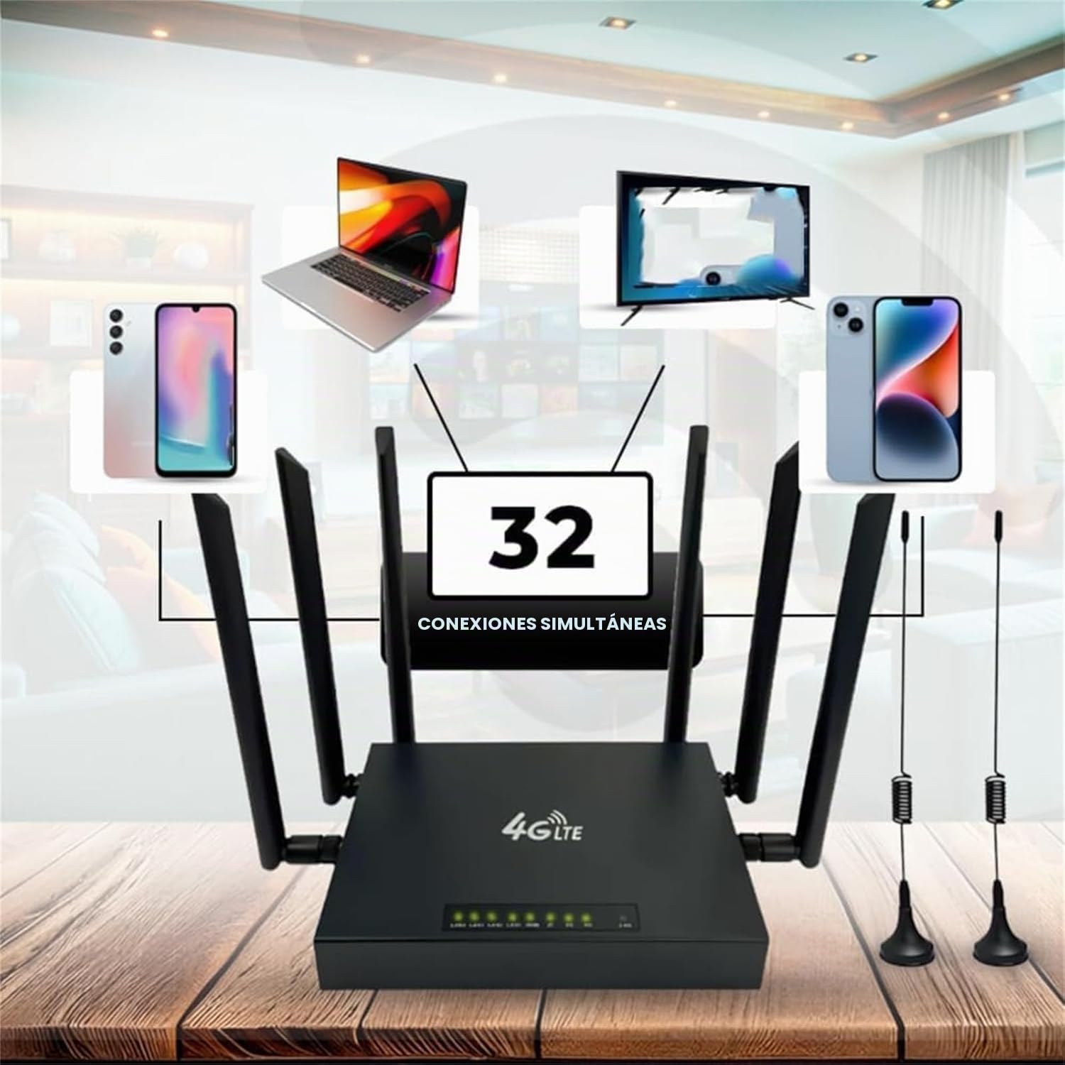 Enrutador WiFi 6 gratuito, acceso inalámbrico ilimitado a Internet por satélite