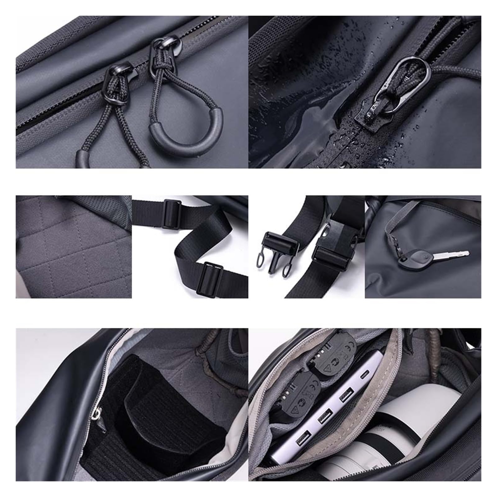 Generico PB008 Borsa for fotocamera Custodia video a spalla resistente agli spruzzi d'acqua for foto fotografiche