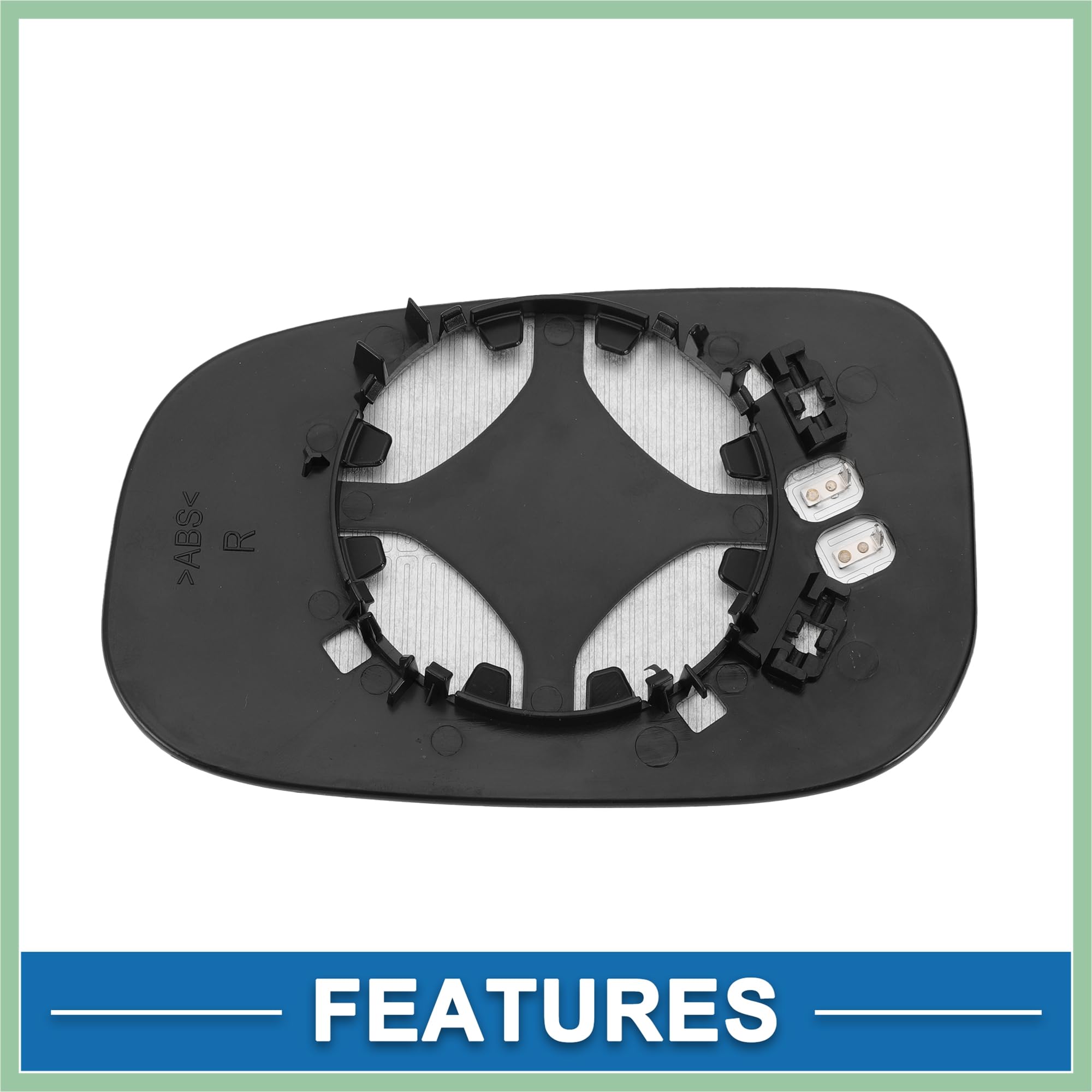 Espejo Retrovisor Derecho De Repuesto N.º 30762572 Con Placa De Respaldo Para Volvo C30 C70 S40 S60 V50 2006-2009 Para Volvo V70 2007-2008 Reemplazo de Automóvil