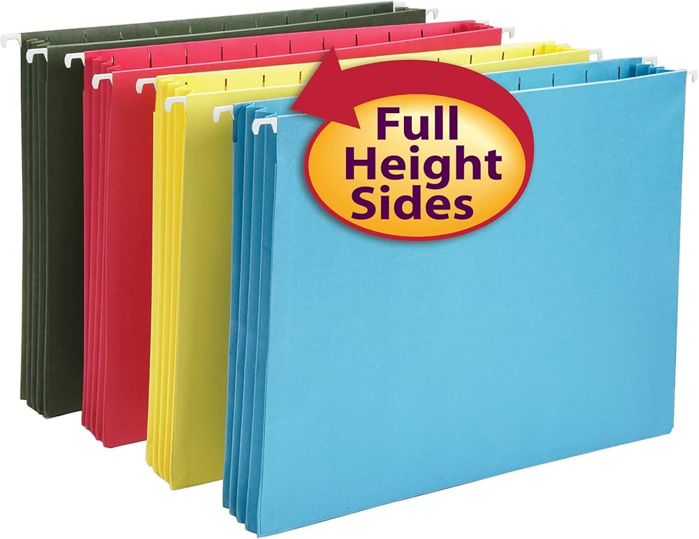 Smead Hanging File Folders, 1/5Cut Tab, Letter Size,, 49 OFF