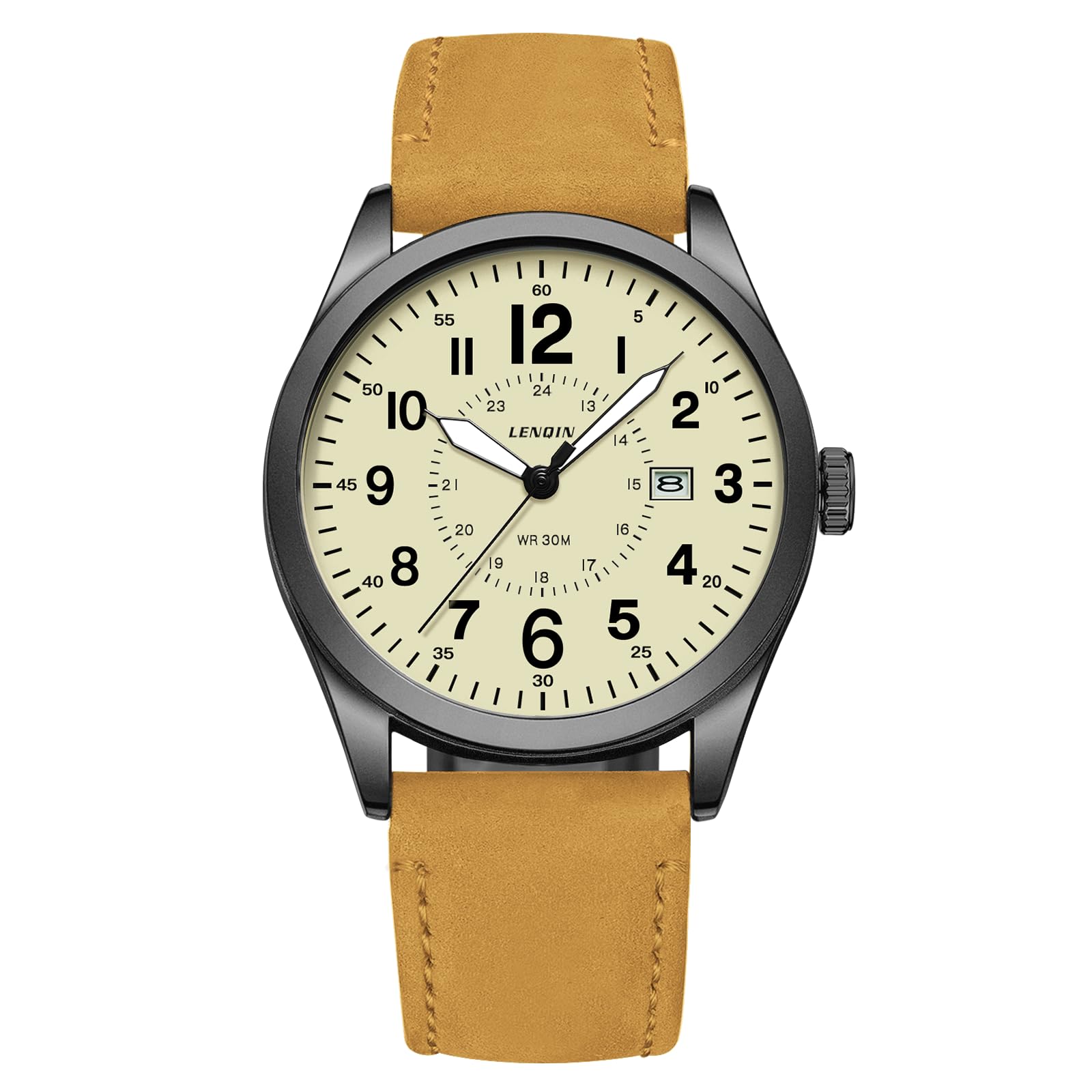 Uhren Herren Militär Analog Quarzuhr Wasserdichte Armbanduhr für Männer | mit Datum Sportuhr Nylon Band Taktische Uhr