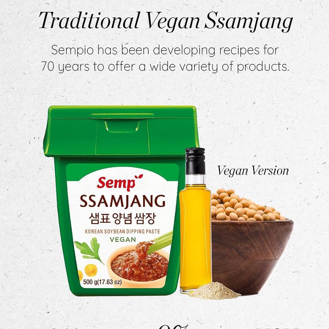 Pack Esencial de Salsas Coreanas: Gochujang, Ssamjang, Doenjang - 3 x 500g