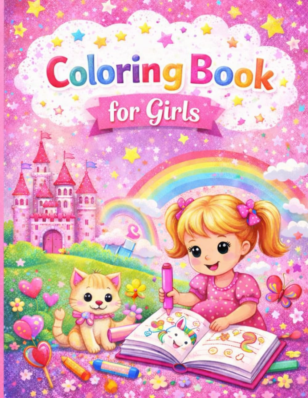Coloring book for girl