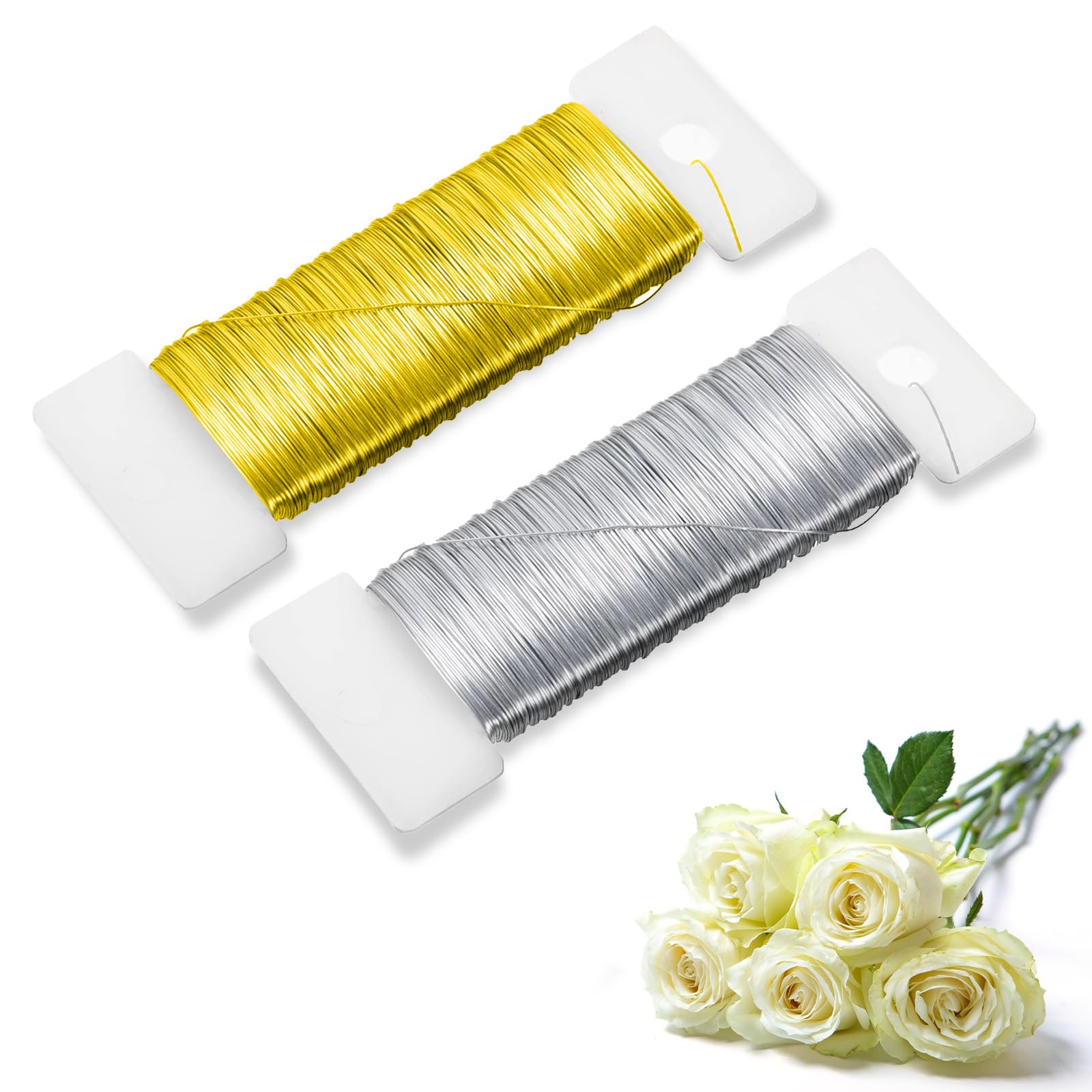 Filo Per Gioielli Nero - 0.35 Mm X 50 M, Morbido, Per Fai Da Te, Bouquet E Decorazioni - Foto 9