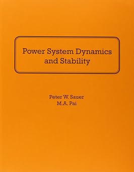 Power System Dynamics and Stability