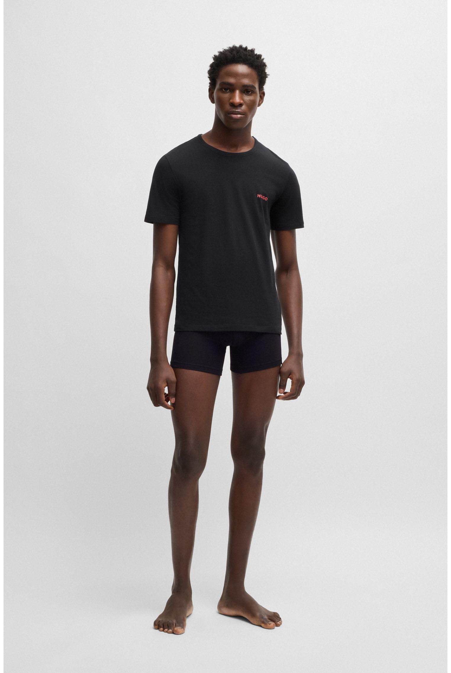 HUGO T-Shirt RN Triplet P Underwear (Pack de 3) para Hombre