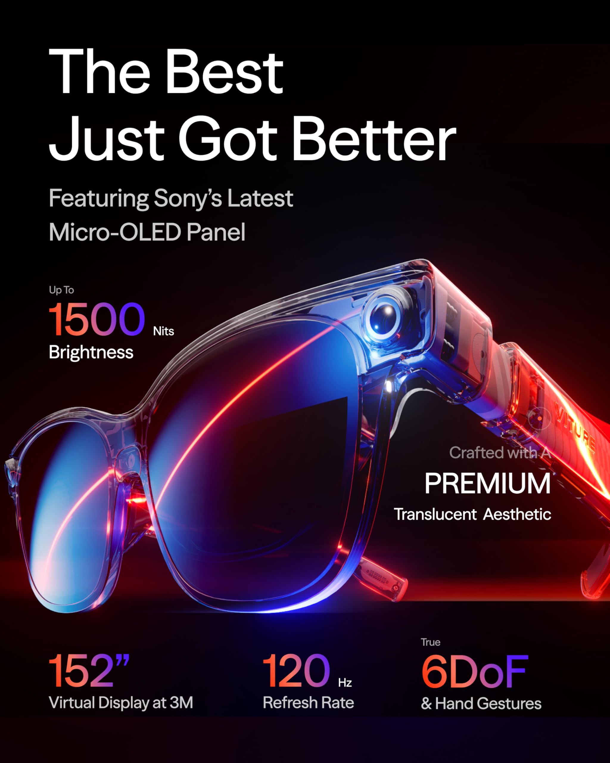 VITURE The Winning Combo — Occhiali XR Luma Ultra X 8Bitdo Ultimate Mobile Gaming Controller, Primo Al Mondo, Supporta XR & Giochi Pro Android, Vinci Ovunque