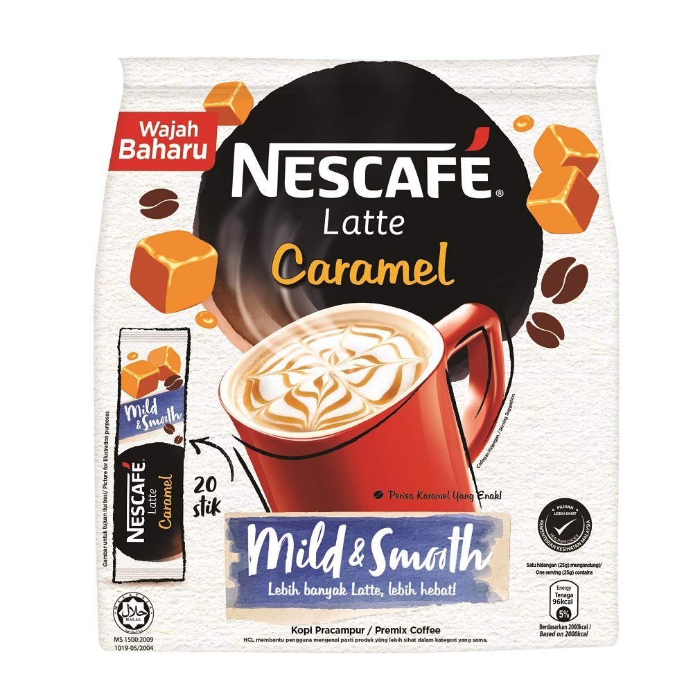 Nescafe Mild & Smooth, Latte Caramel, Coffee, 500 g (B07WDZJ8DX) Amazon Price History, Amazon Price Tracker