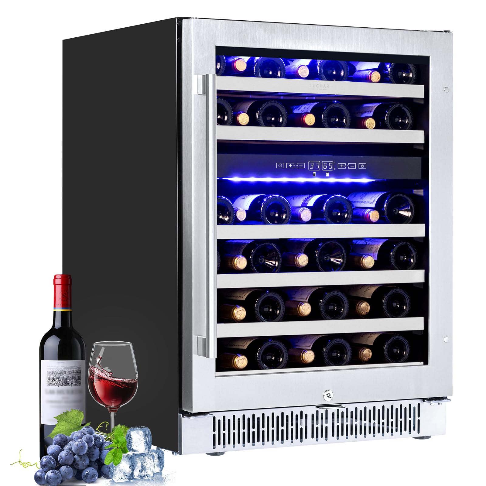 145A2EQ-BS 5.1 cu ft Wine Cooler Stainless Steel
