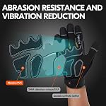Vgo High Dexterity Heavy Duty Mechanic Glove,Anti-Vibration,Anti-Abrasion,Touchscreen,Rigger Glove(SL8849)