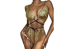 Sultry Snake Print Bodysuit: Unleash Your Wild Side