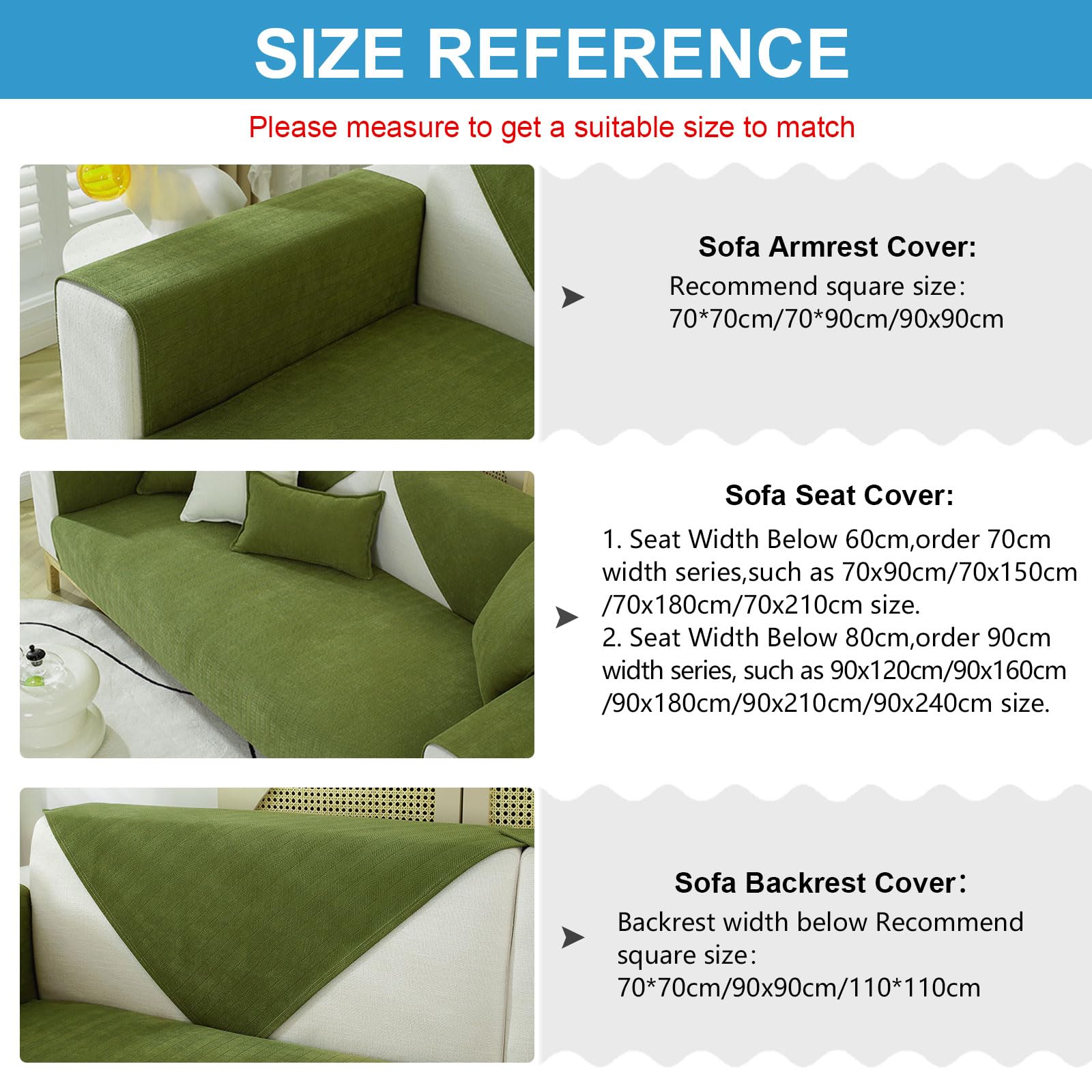 Soft Chenille Sofa Covers Washable, New Sofa Cushion Covers - Image 4