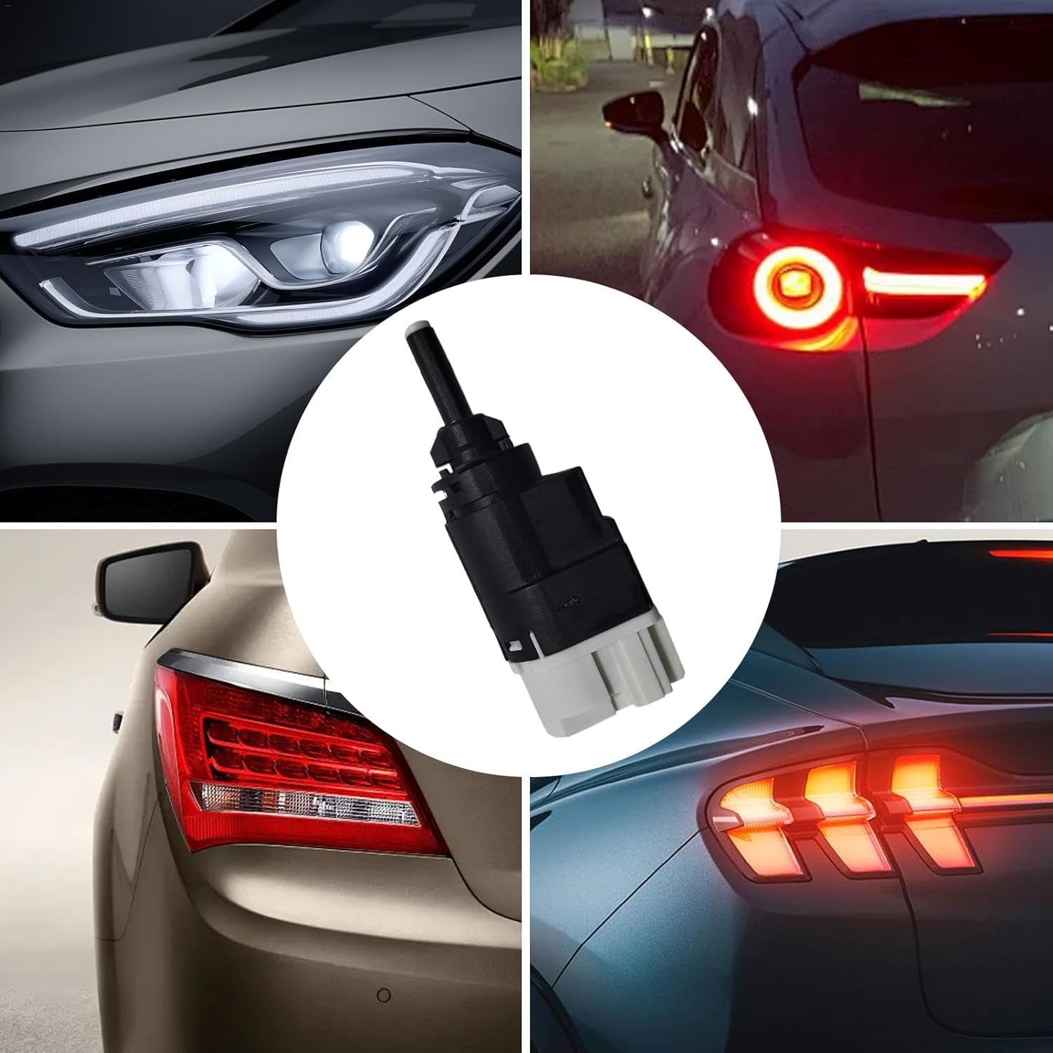 Brake Pressure Switches,High Sensitivity Parking Brake Switches Brake Light Switches Replacement | Wear-Resistant Stop Lamp Switches Car Accessories Parts for Automobiles