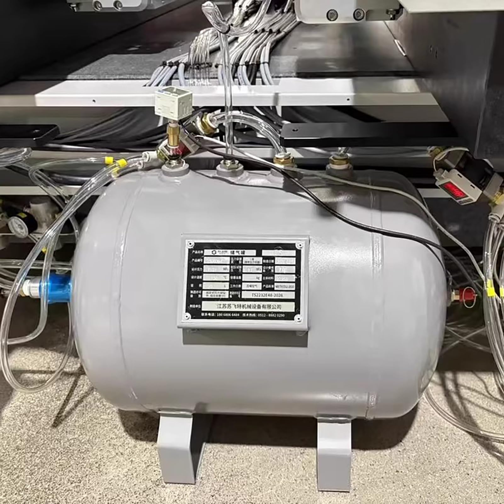 Serbatoio Aria Compressa Serbatoio Portatile per Aria Compressa per Barche e Auto, Bombola Ad Alta Pressione per Sistemi Pneumatici, Cilindro di Stoccaggio Gas da 1 a 150 Litri(5L/1.3Gal (Style A))