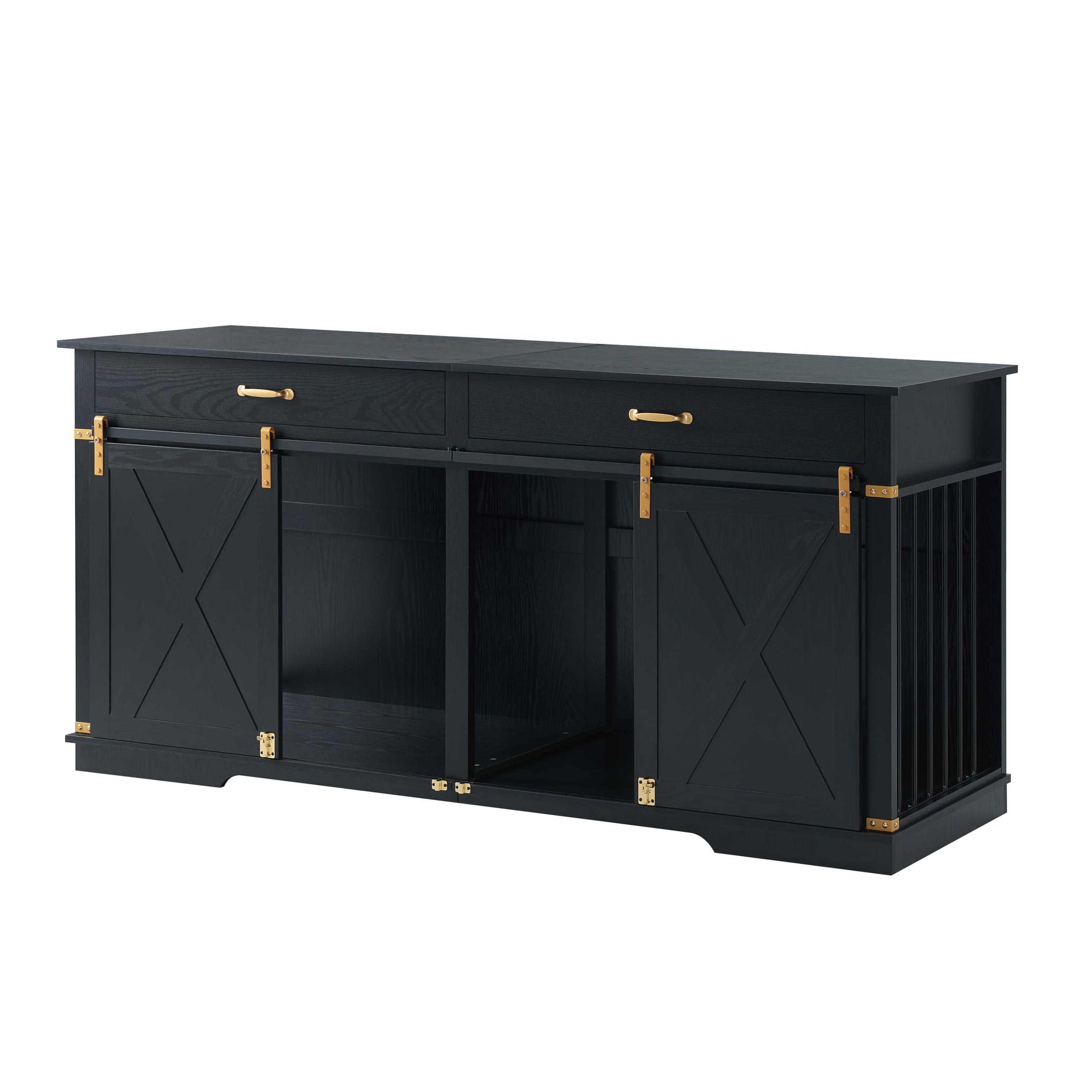 Large Furniture Style Double Dog Crates